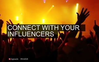 #SmwDLBi
CONNECT WITH YOUR
INFLUENCERS
 