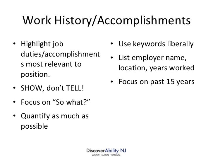 building a better resume