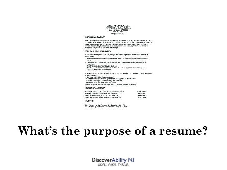building a better resume