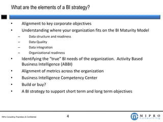 Building A Bi Strategy | PDF