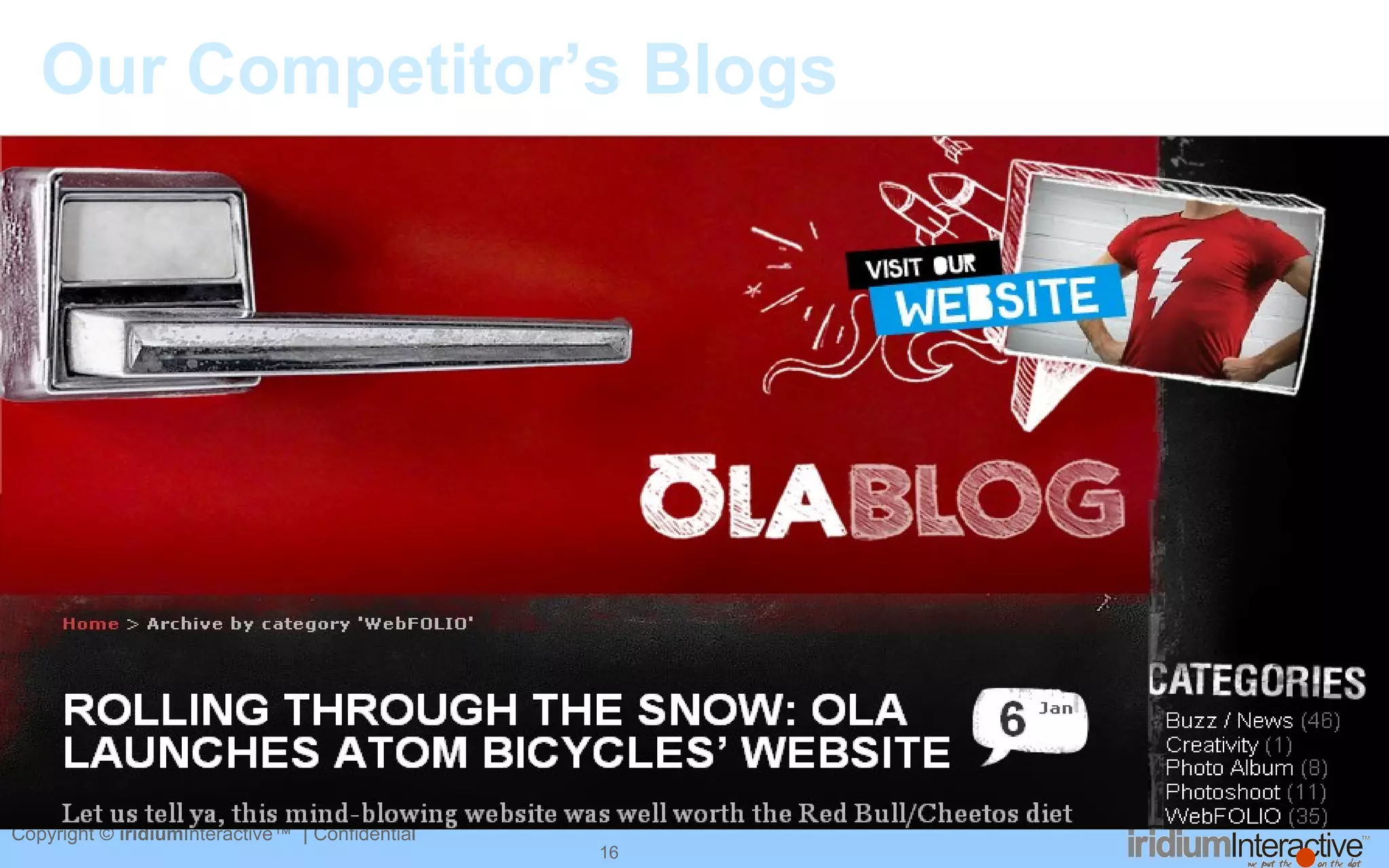 Our Competitor’s Blogs 