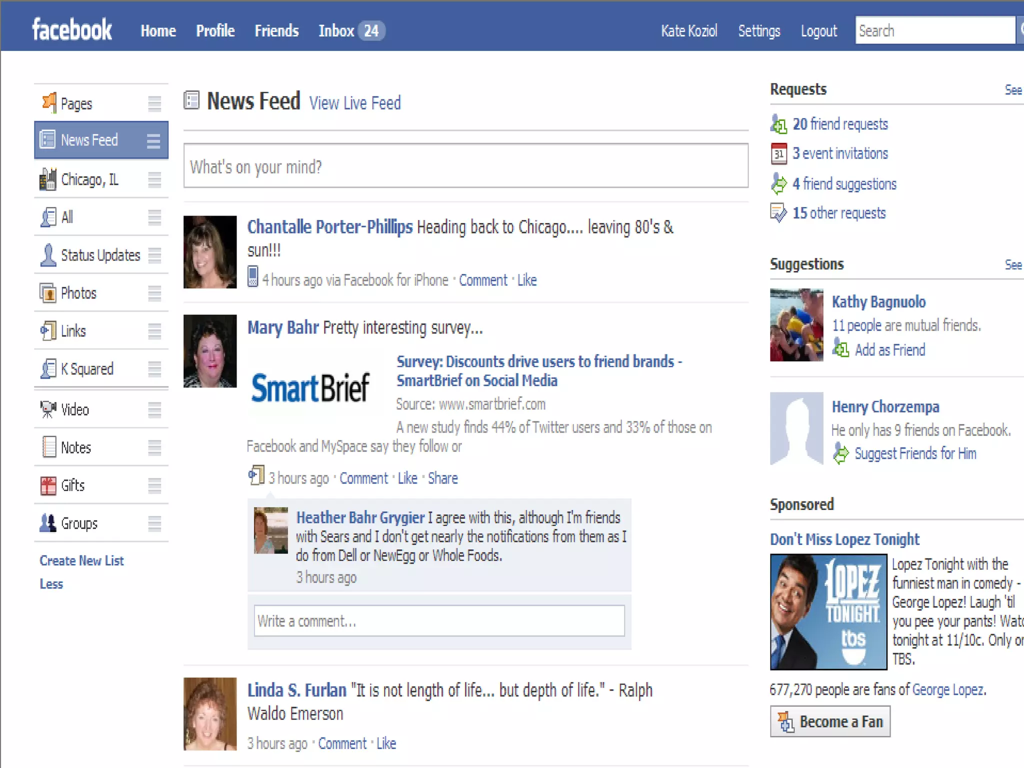 (add kate page and point out search box) 