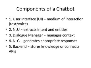 Building a Chatbot: Designing Effective Conversational Interfaces with ...