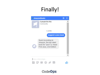 • Check out www.CodeOps.tech/meetup for
upcoming meetups
 