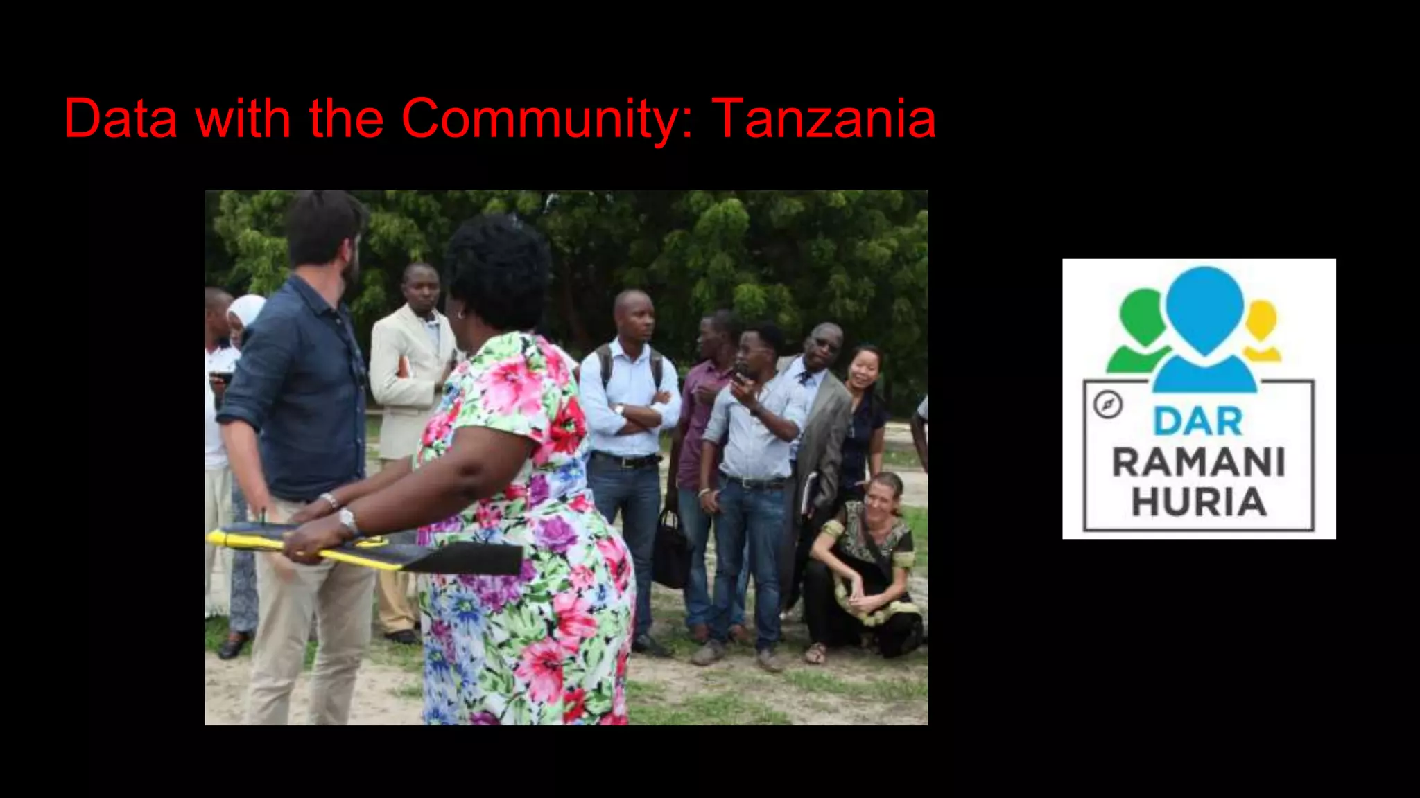Data with the Community: Tanzania
 