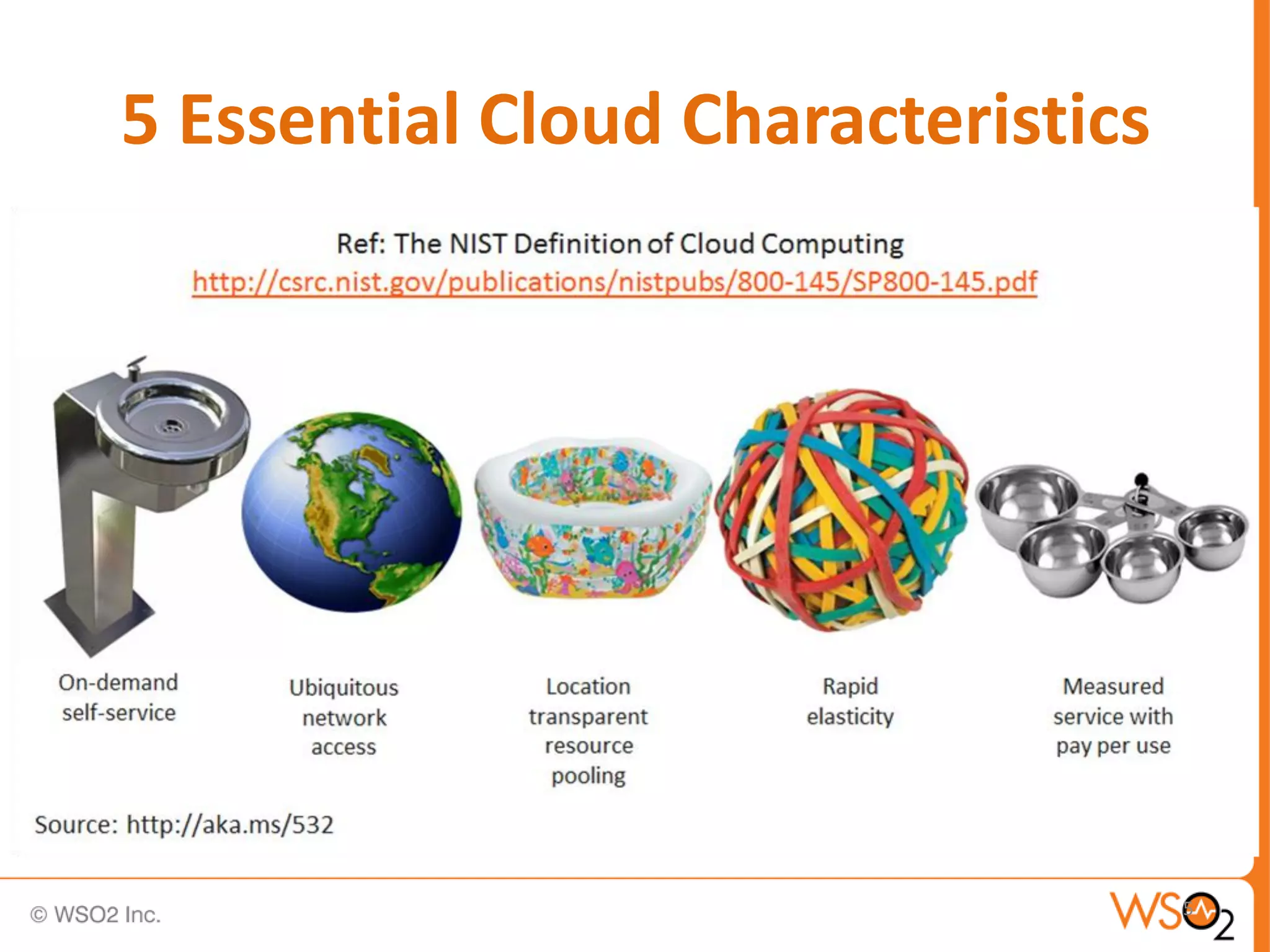5 Essential Cloud Characteristics




                                    5
 
