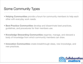 Building A Collaborative Infrastructure