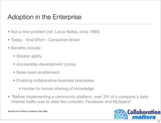 Building A Collaborative Infrastructure