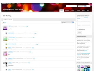 Building a Community with BuddyPress