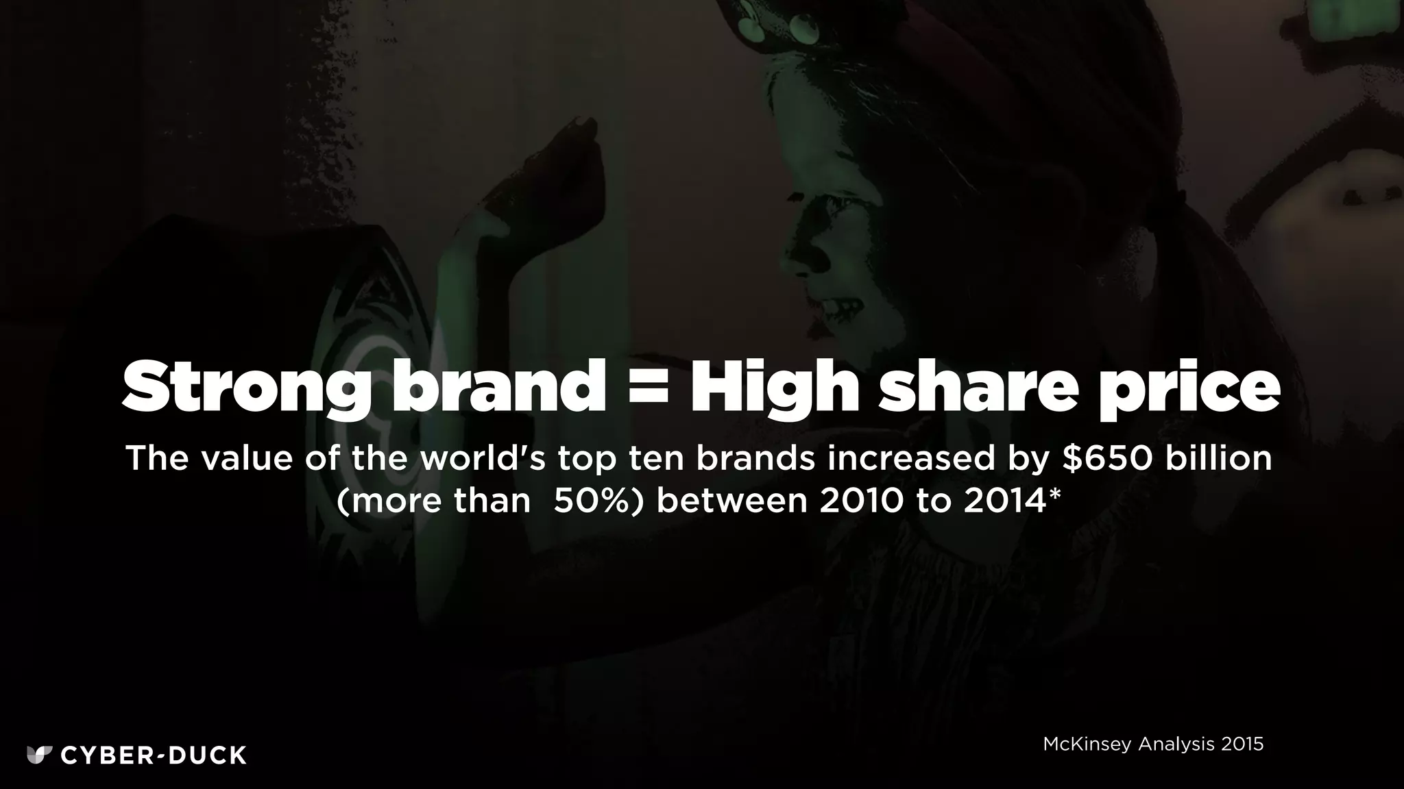 Storyframing is the art of building
a structure that lets customers
create their own narratives
 