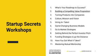 Startup Secrets: Building a Compelling Value Proposition | PPTX