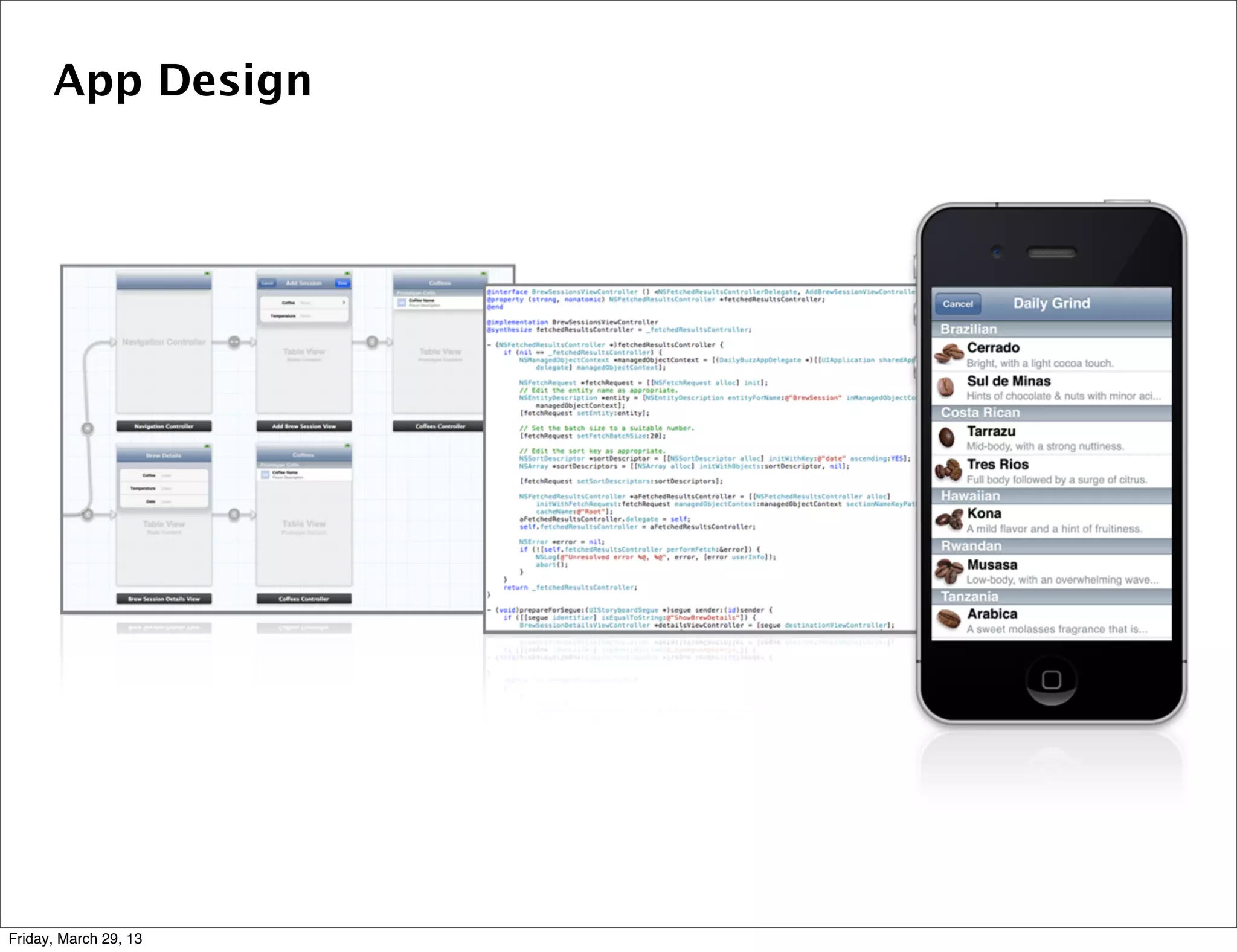 App Design
Friday, March 29, 13
 