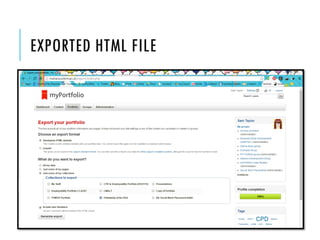 EXPORTED HTML FILE  