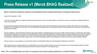 Building a Culture of Model-driven Drug Discovery at Merck | PPTX