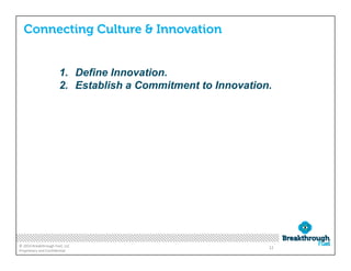 Building a culture of innovation slide deck | PDF