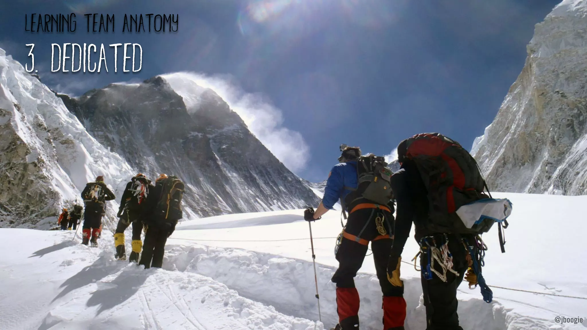 @jboogie@jboogie
learning team anatomy
3. dedicated
 