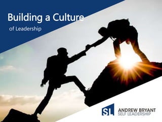 1
Building a Culture
of Leadership
 