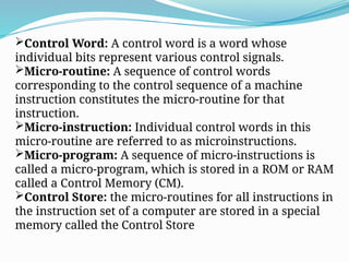 Logic Control Words BUILDING A DATA PATH in computer architecture | PPTX