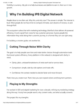 Building A Digital Publishing Ecosystem That Scales Fast By Adeyemi 