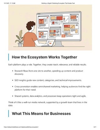 Building A Digital Publishing Ecosystem That Scales Fast By Adeyemi 