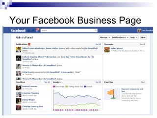 Your Facebook Business Page
 