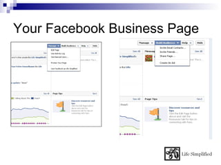 Your Facebook Business Page
 