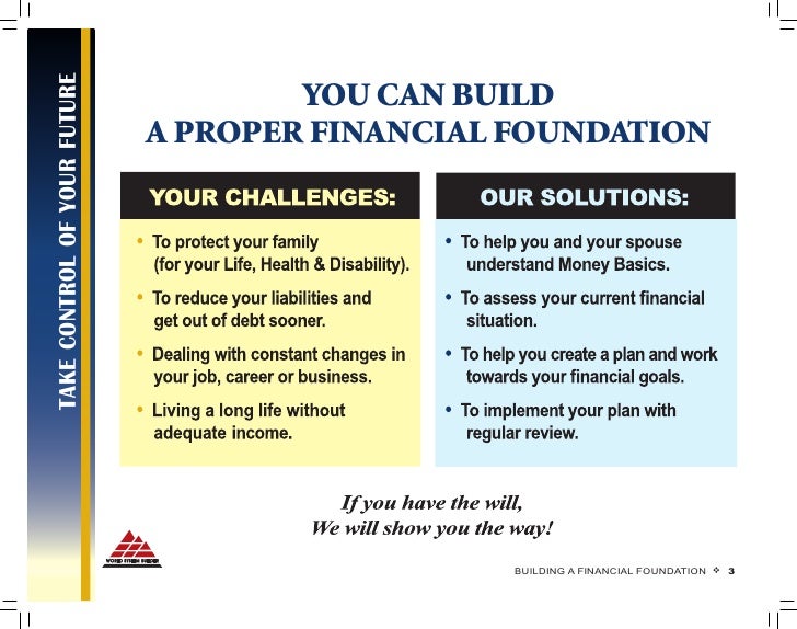 Building A Financial Foundation