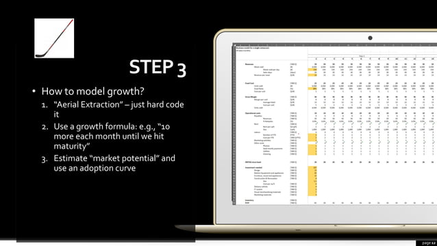 Building a financial model for a startup | PPT