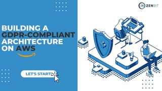 LET'S START!
BUILDING A
GDPR-COMPLIANT
ARCHITECTURE
ON AWS
 