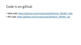 Building a Google Cloud Firestore API with dotnet core | PPTX