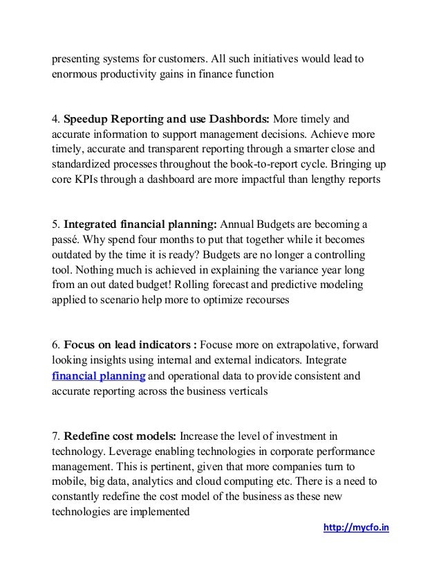 building a highperforming finance functions business performance improvement services mycfo 5 638