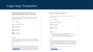 Logic App Templates
 