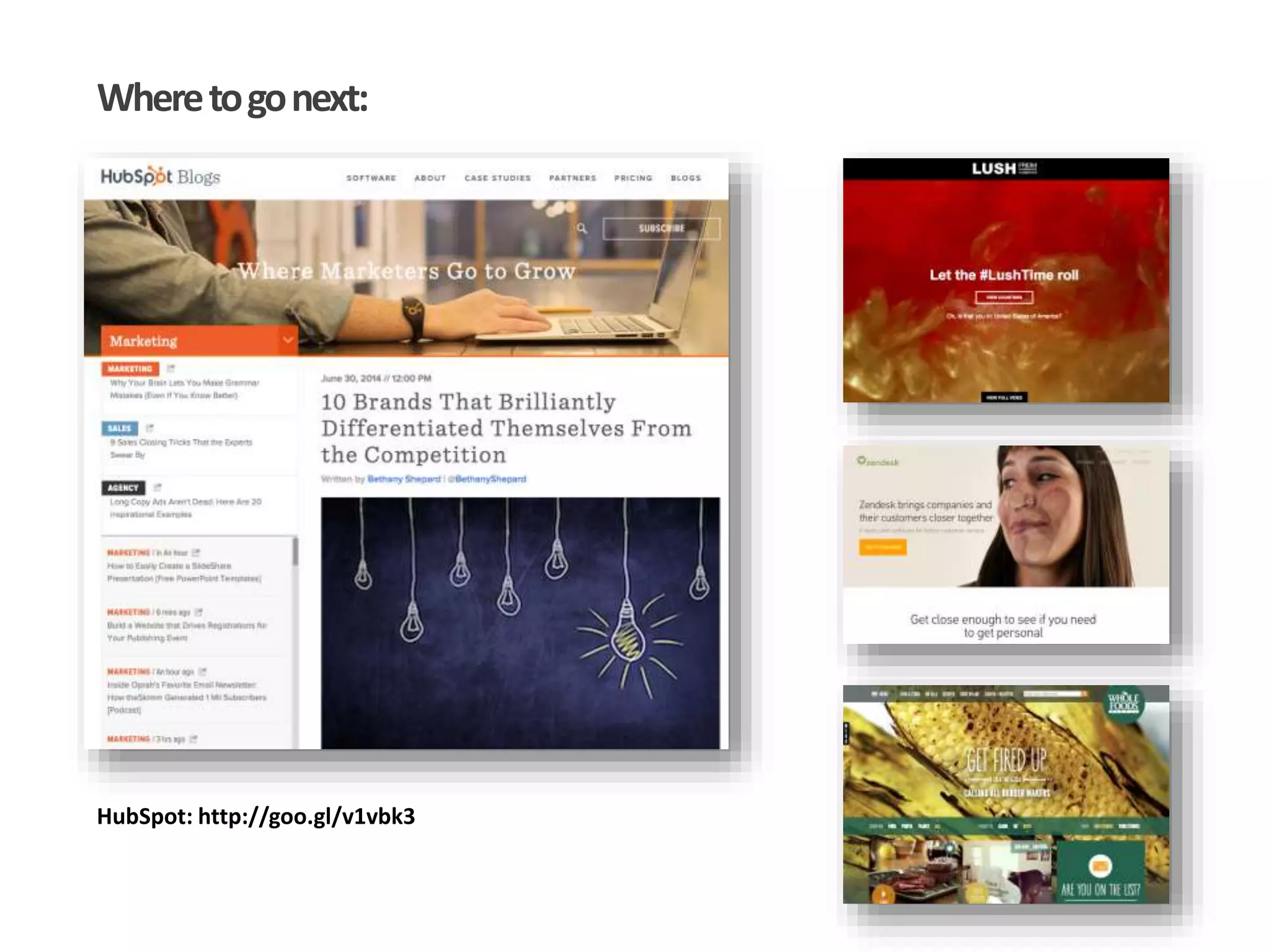HubSpot: http://goo.gl/v1vbk3
Wheretogonext:
 