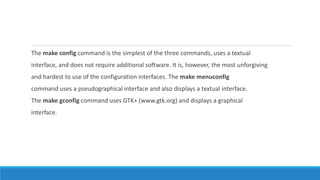 Building a linux kernel | PPTX