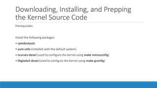Building a linux kernel | PPTX