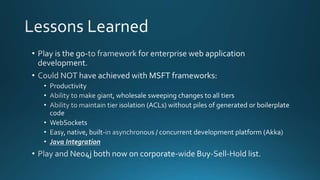 Building a Line of Business Enterprise Web App with Play, Scala, and Akka
