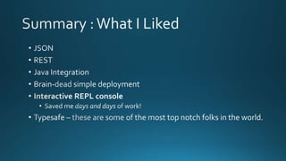 Building a Line of Business Enterprise Web App with Play, Scala, and Akka