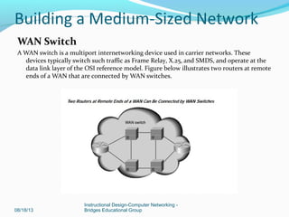 Wan Router Size Building a medium sized network | PPT