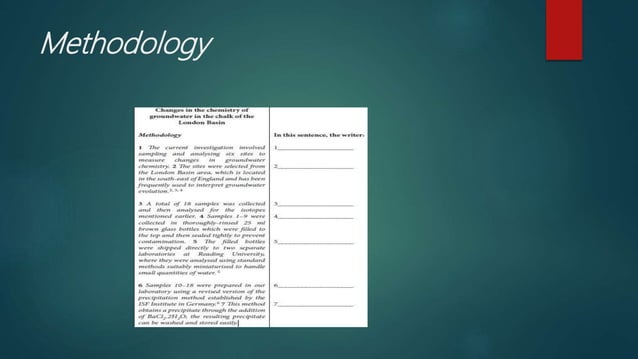 Building a model of a research methodology | PPTX