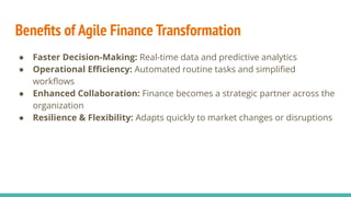 Building an Agile Finance Target Operating Model | PDF