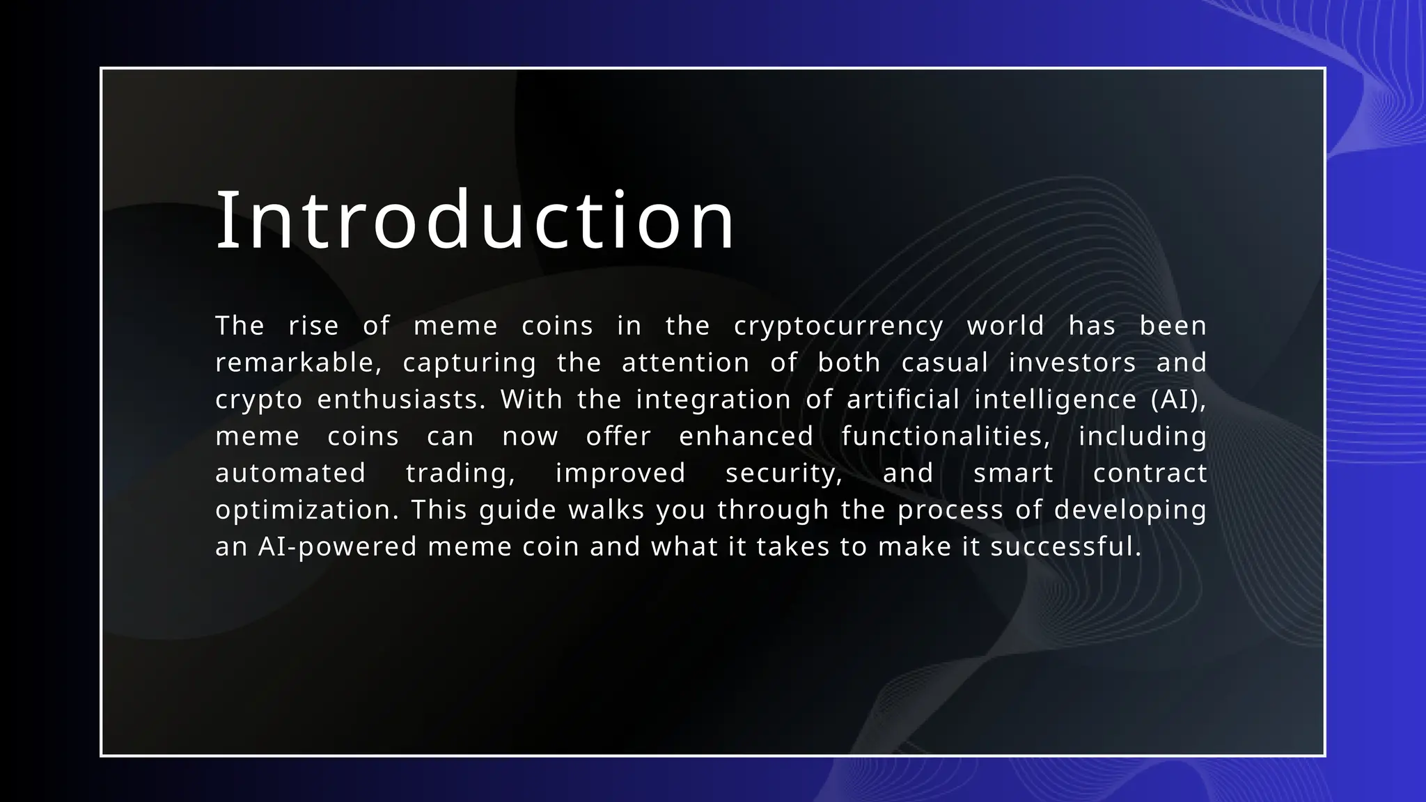 Building an AI-Powered Meme Coin A Step-by-Step Guide | PPTX