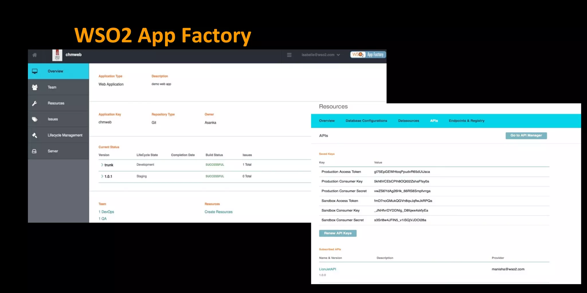 WSO2 App Factory
 