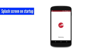 Splash screen on startup
 