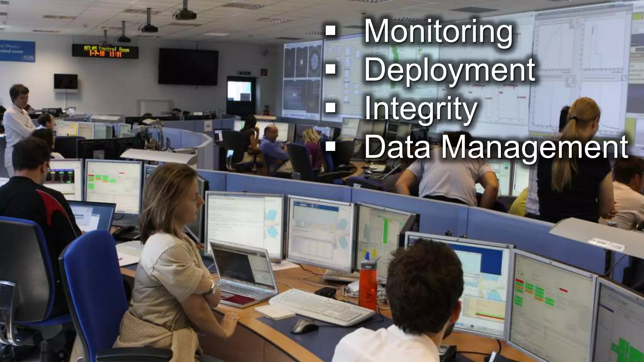  Monitoring  Deployment  Integrity  Data Management 