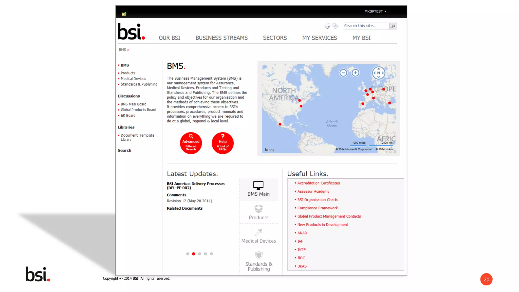 20Copyright © 2014 BSI. All rights reserved.
 