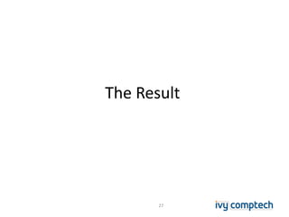 The Result
27
 