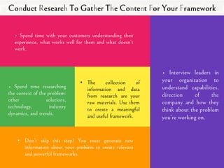 Building an Effective Design Framework | PPTX