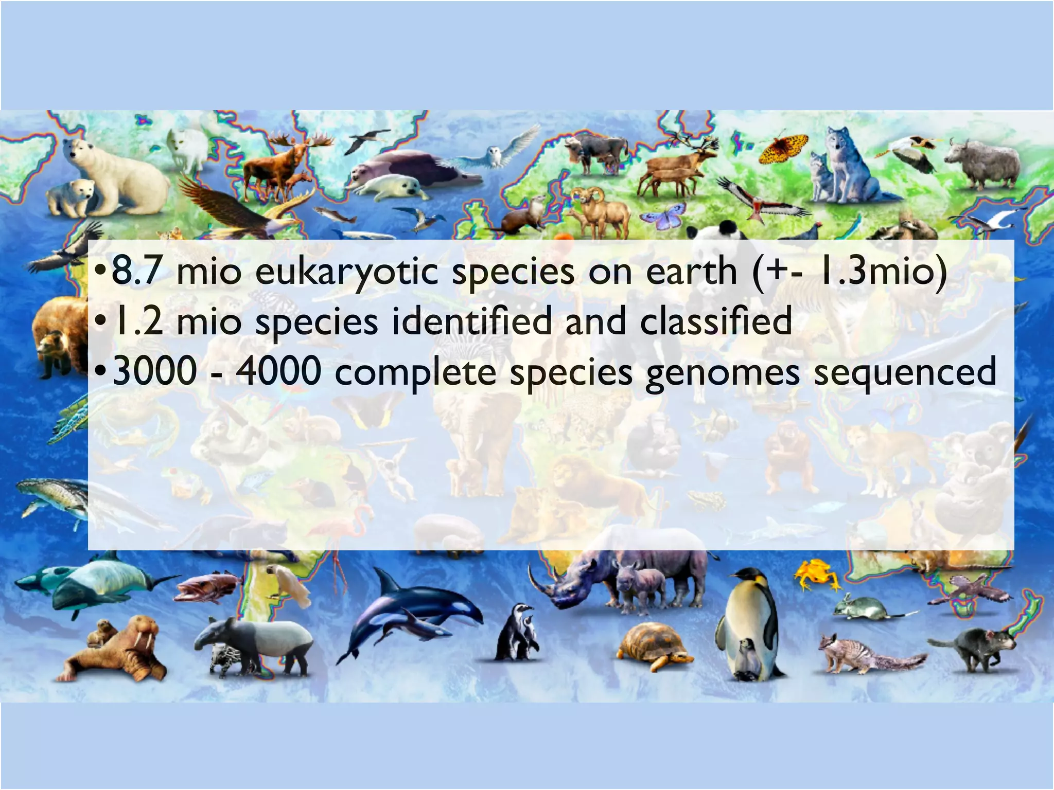 Species Metabolomes are
being assembled on the ﬂy
right now through data
sharing in Metabolomics
 