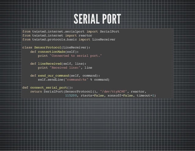 python serial port example windows script