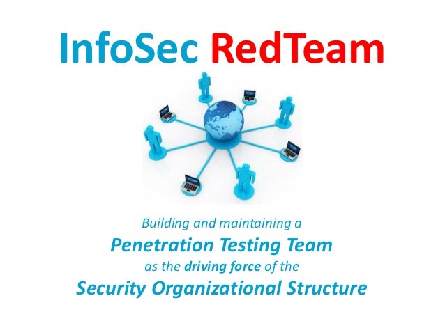 redteam infosec team building organizational slideshare testing security